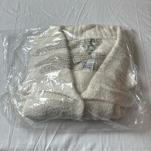 Cozy Cream short sleeve sweater